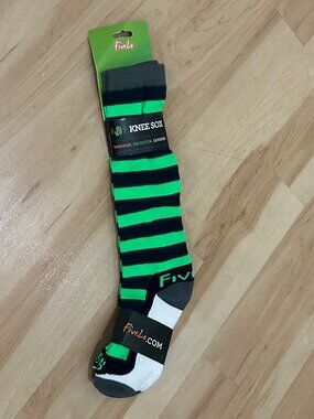 Adult Striped Knee Socks - NWT